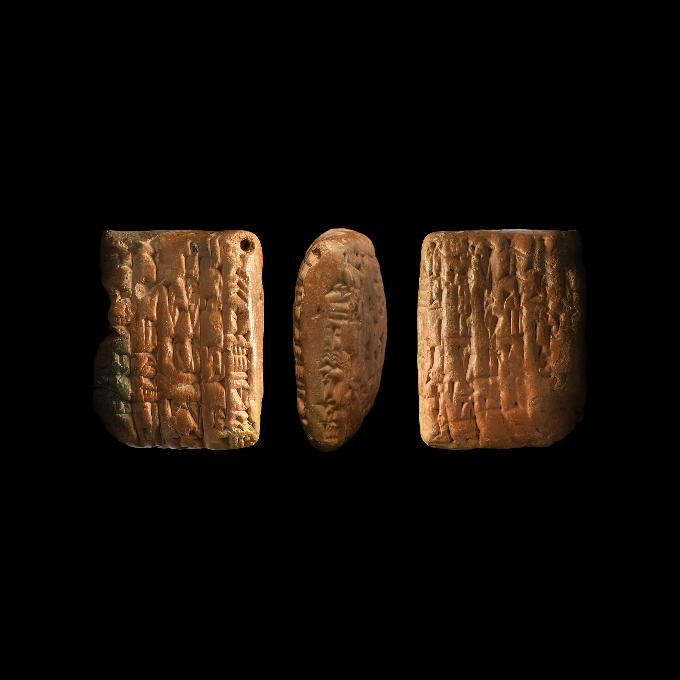 Neo-Sumerian Cuneiform Tablet Half