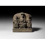 Gandharan Frieze Section with Figures