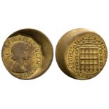 Elizabeth II - 1965 - Mis-struck Brass Threepence