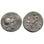 C Poblicius Malleolus - Mars Denarius