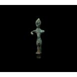 Western Asiatic Canaanite Worshipper Figurine