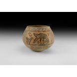 Indus Valley Painted Bowl with Animals