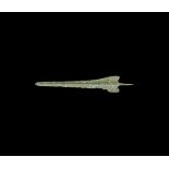 Western Asiatic Luristan Battle Damaged Spearhead