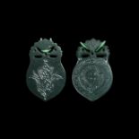 Islamic Jade Calligraphic Pendant