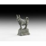 Roman Stepping Bull Statuette