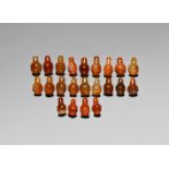 Egyptian Carnelian Poppy Amulet Collection