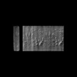 Western Asiatic Cylinder Seal with Rams