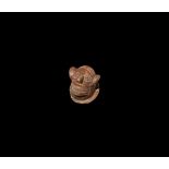 Pre-Columbian Huari Monkey-God Head Fragment
