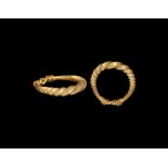 Viking Gold Twisted Ring