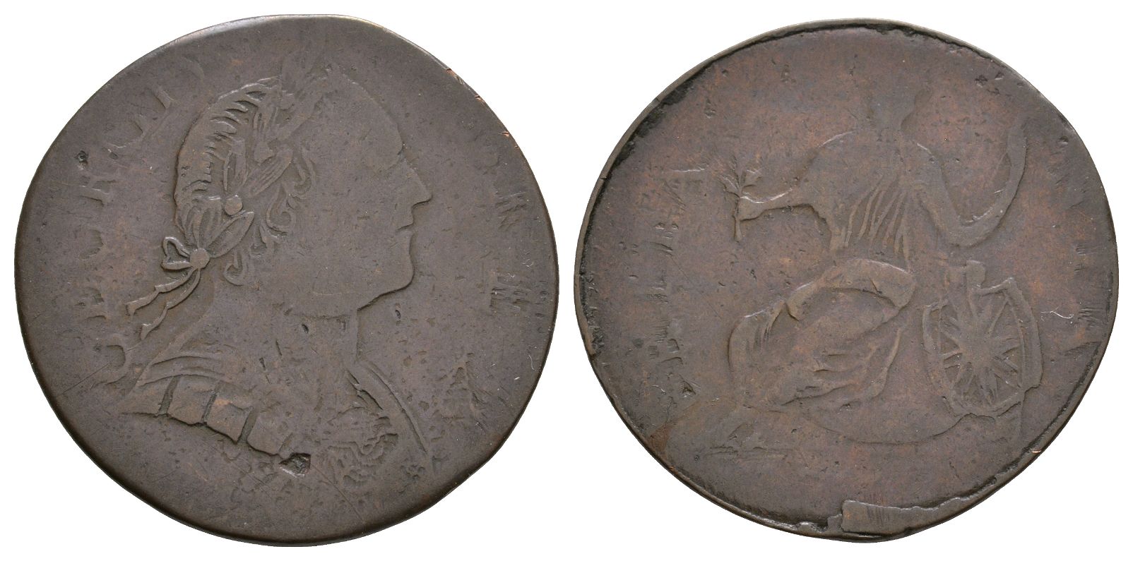 USA - 1775 - Machin Mills Evasion Halfpenny