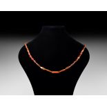 Roman Carnelian Bead String