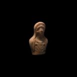 Greek Terracotta Bust