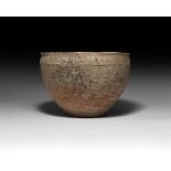 Large Bronze Age Decorated Bowl