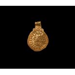 Pre-Viking Scandinavian Gold Filigree Pendant