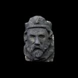 Medieval Crowned Edward III Corbel