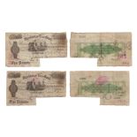 Stockton on Tees Bank - 1882 & 1884 - £5 Pair [2]