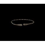 Iron Age Celtic Silver Bracelet