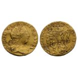 George III - 1762 - Gold 1/4 Guinea Love Token