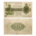 Treasury - 1922 ND Issue - Fisher - 10 Shillings