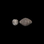 Viking Silver Filigree Bead Group