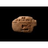 Western Asiatic Early Dynastic Sexagesimal Counting Tablet