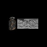 Western Asiatic Cylinder Pendant with 'Eye' Motifs