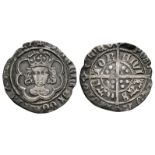 Henry VII - Canterbury - Facing Bust Halfgroat