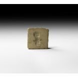 Egyptian Limestone Amulet Mould