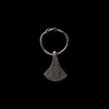 Viking Silver Axe Pendant