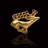 Scythian Gold Stag Shield Ornament