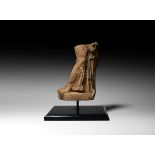 Greek Female Statue Fragment