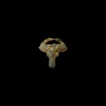 Large Western Asiatic Ram's Head Pendant