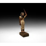Large Egyptian Female Offering Bearer Figure