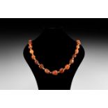 Natural History - Carnelian Bead Necklace