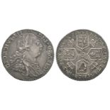 George III - 1787 - Hearts Shilling