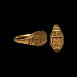 Medieval German Armorial Ring for AS