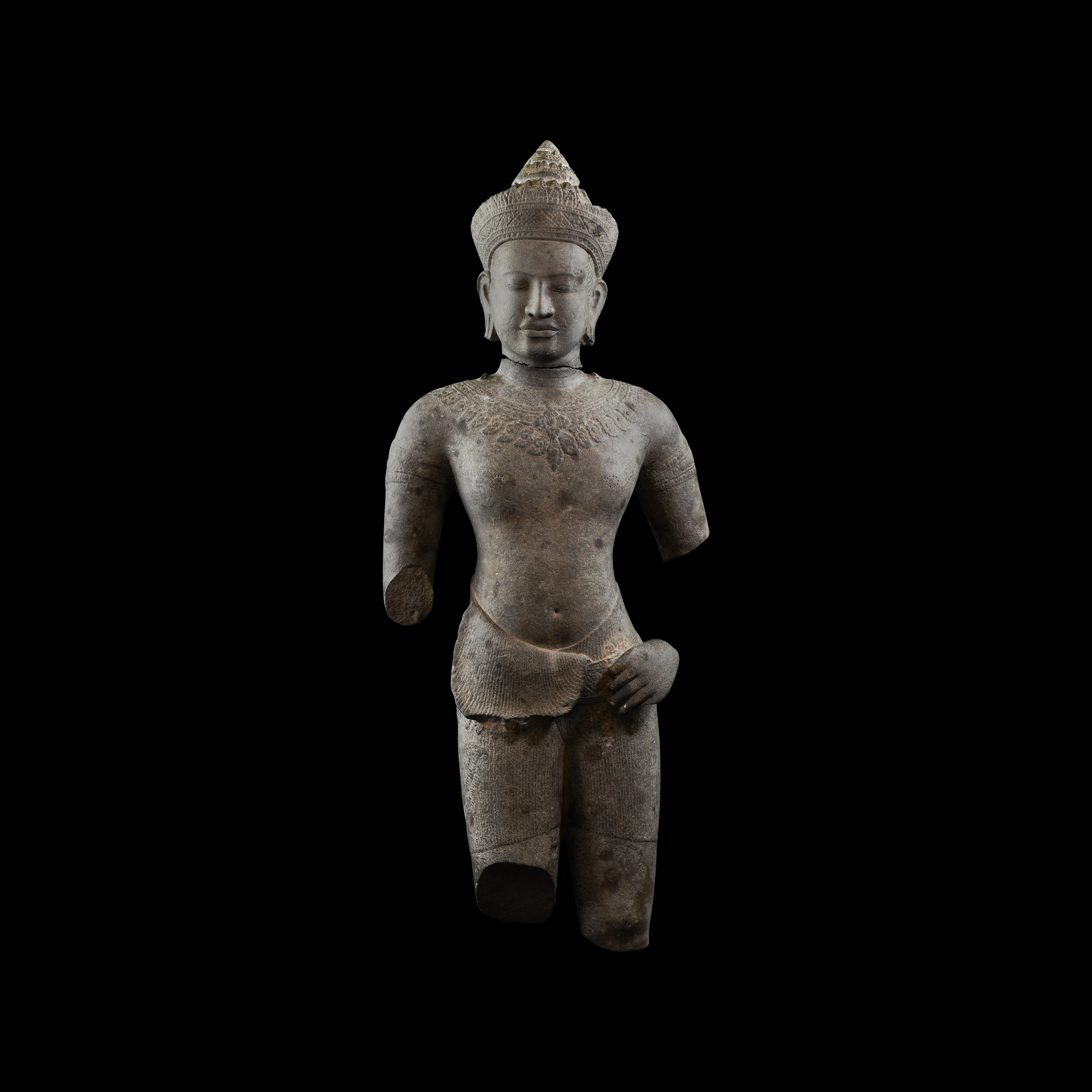 South East Asian Standing Shiva Statue