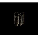 Roman Silver Earring Pair