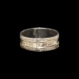 Tudor 'The Axminster' Gilt Silver '+ IN DOMINO CONFIDO' Posy Ring
