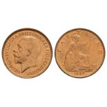 George V - 1927 - Farthing