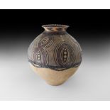 Chinese Neolithic Painted Storage Vessel
