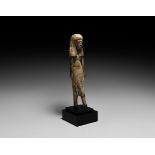 Egyptian Wooden Striding Female