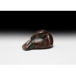 Western Asiatic Carved Duck Weight