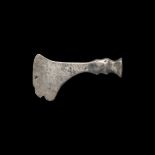 Viking Silver Axe-Hammer Pendant