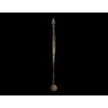 Roman Silver Medical Spoon