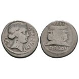 L Scribonius Libo - Puteal Scribonianum Denarius