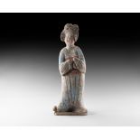 Large Chinese Tang Courtly Lady Figure