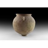 Roman Storage Vessel with Face