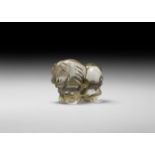 Islamic Carved Quartz Lion