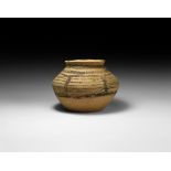 Indus Valley Painted Storage Vessel